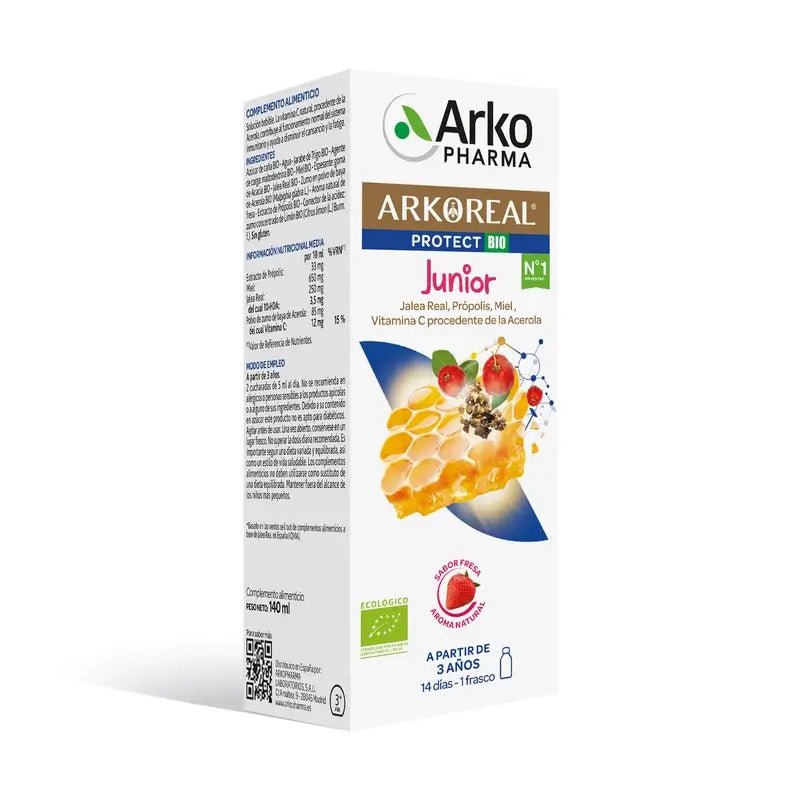 Arkoreal Protect Junior Syrup 140ml - Arkopharma