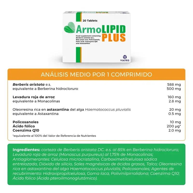 Armolipid Plus Cholestérol, 3 x 30 comprimés
