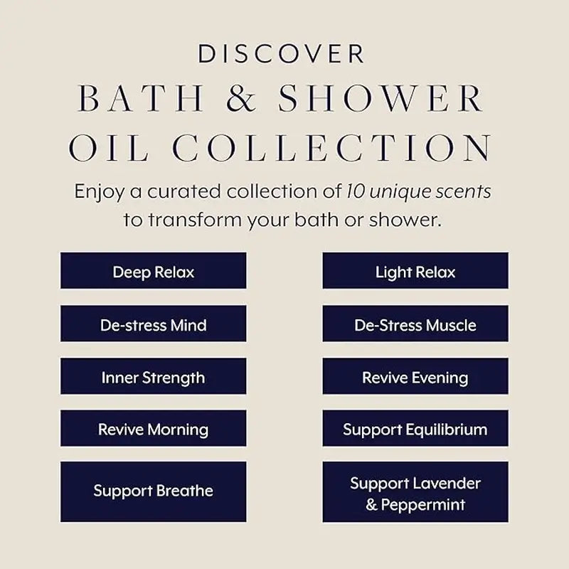 Collection d'huiles de bain et de douche Discovery d'Aromatherapy Associates, 30 ml