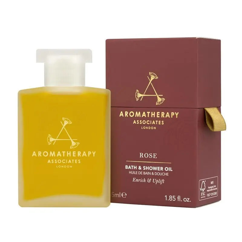 Aromatherapy Associates Huile de bain et de douche à la rose, 55 ml