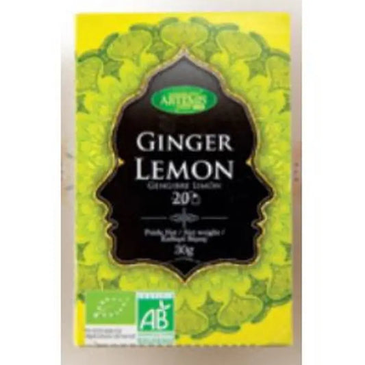 Artemis Bio Ginger & Lemon Tea Free Infusion 20Sachets