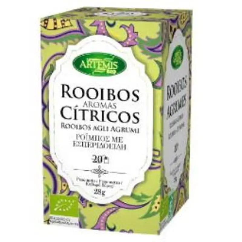 Artemis Bio Tea Rooibos Citrus Tea Tea Tea Without Tea Infusion 20Sachets.
