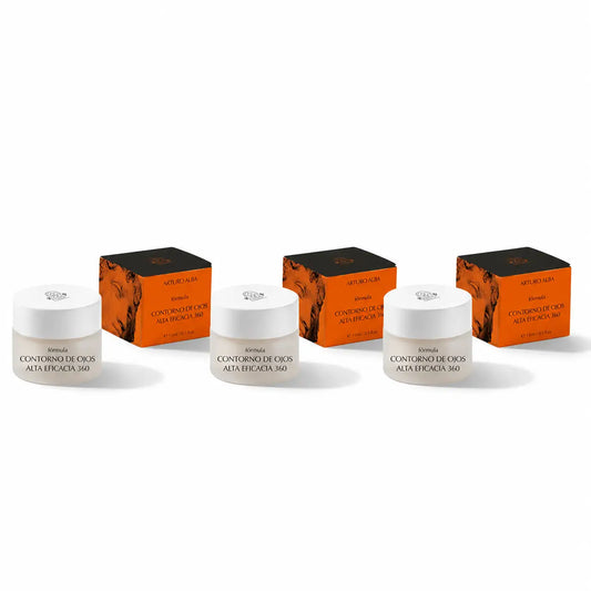 Arturo Alba Contour des yeux Haute efficacité 360, 15 ml, lot de 3