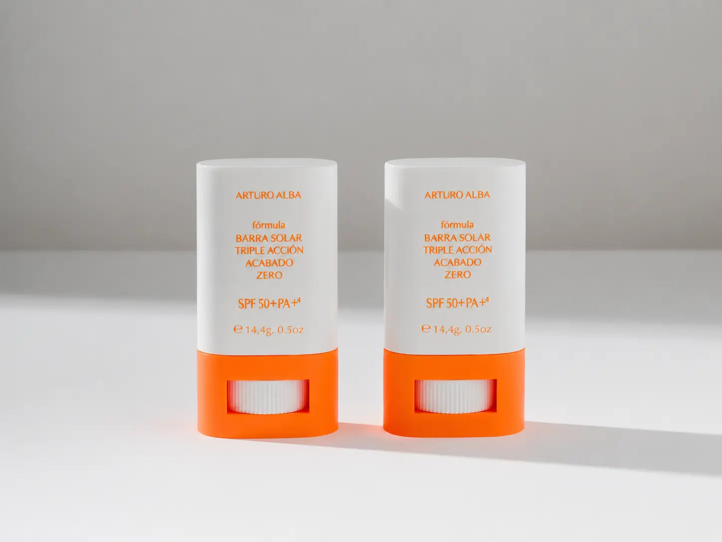 Arturo Alba Formula Triple Action Sunstick Finish Zero 50+Spf 14, 4G , pack 2