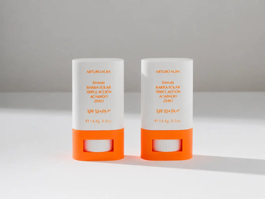 Arturo Alba Formula Triple Action Sunstick Finish Zero 50+Spf 14, 4G , pack 2