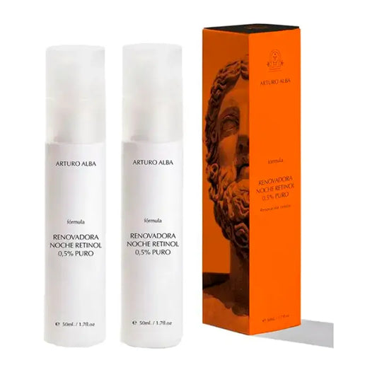 Arturo Alba Retinol Night Renewal Formula 0.5% Pure, 2 x 50 Ml