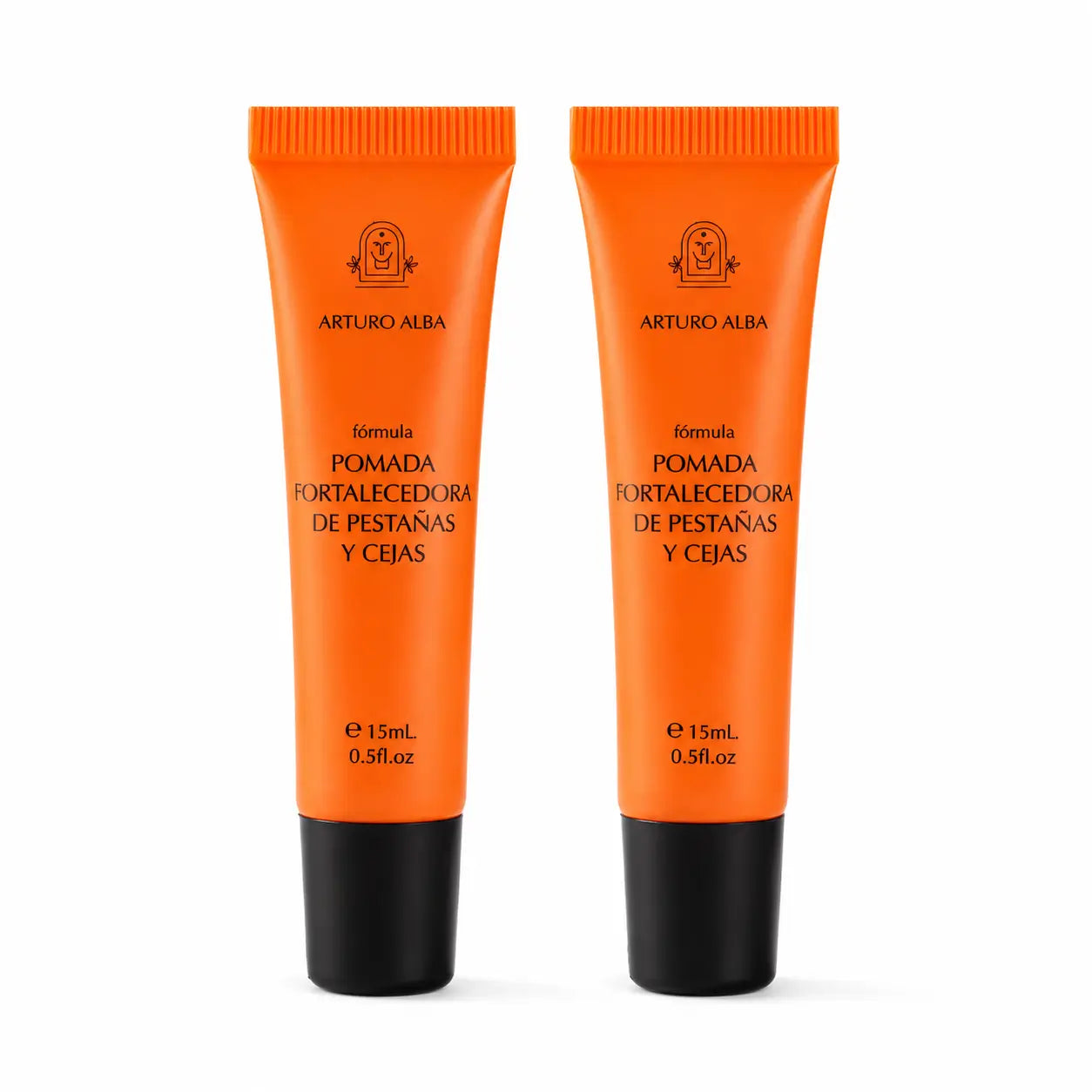 Arturo Alba Pommade fortifiante pour cils et sourcils, 15 ml, lot de 2