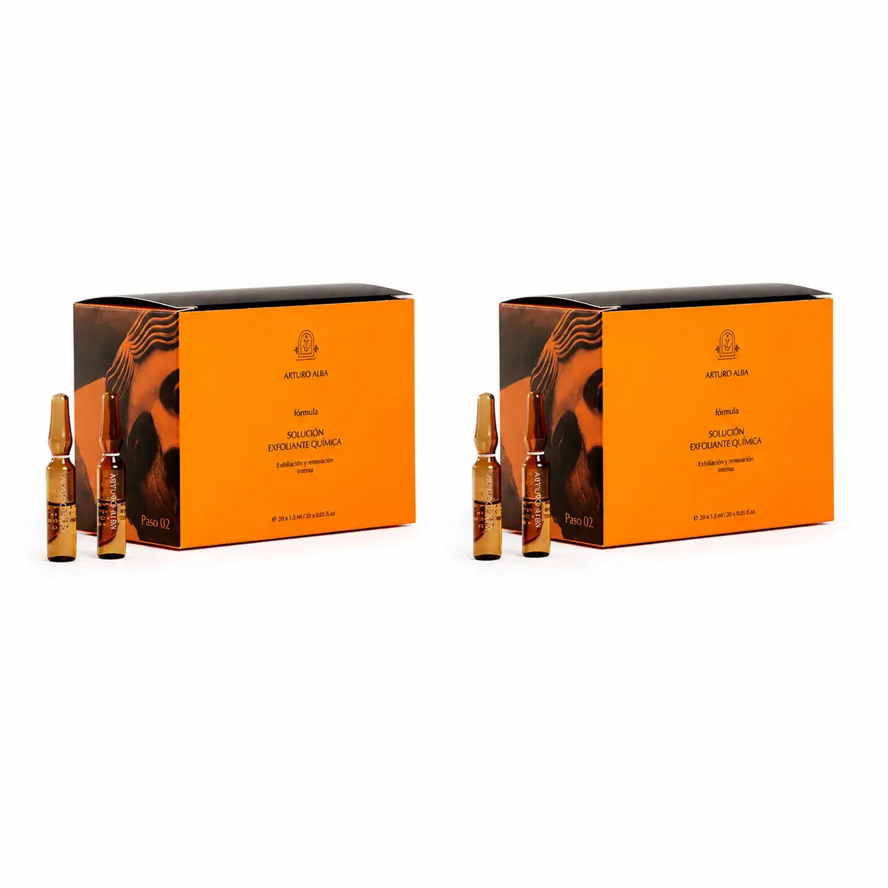 Arturo Alba Solution exfoliante chimique, 20 flacons de 150 ml, lot de 2