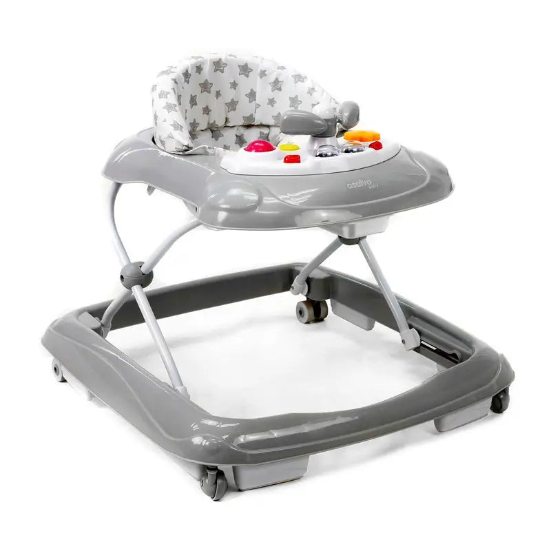 Asalvo Baby Walker Stars Grey