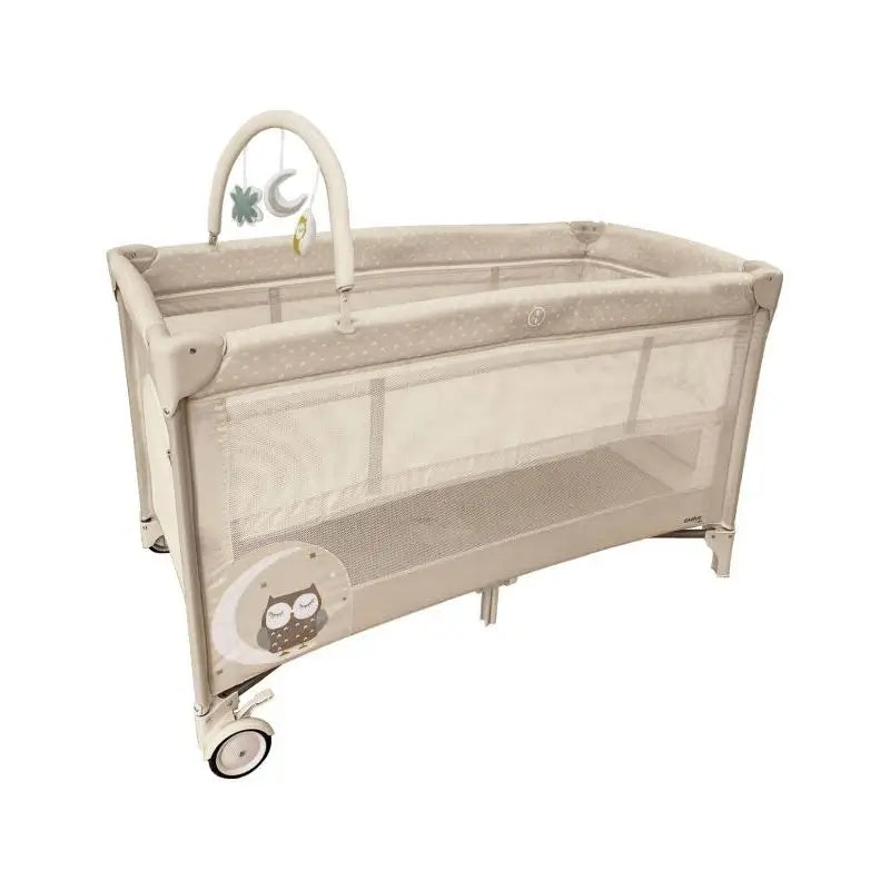 Asalvo Complete Travel Cot Duo Owl