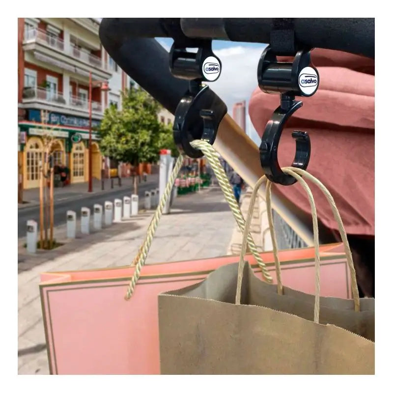 Asalvo Universal Hooks For Pushchairs