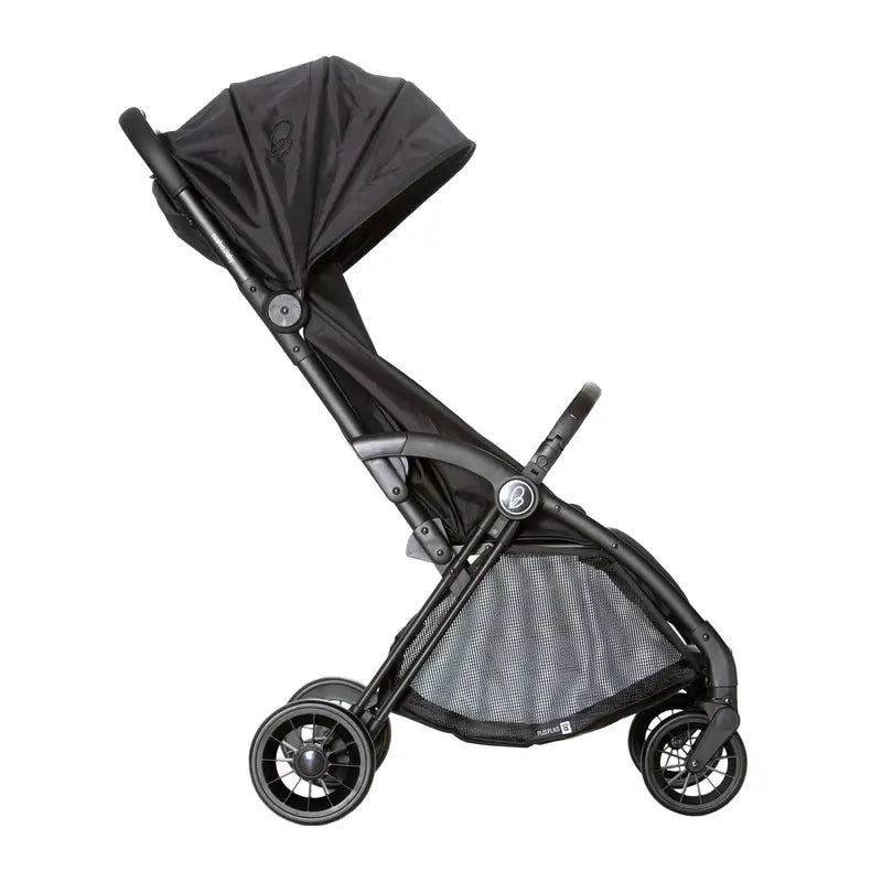 Poussette Asalvo Plis Plas Noir avec châssis noir