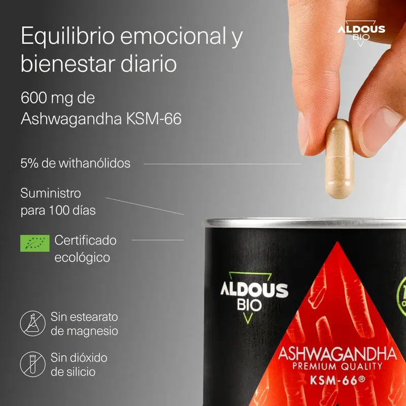 Aldous Ashwagandha Ksm-66 Bio, 600 mg