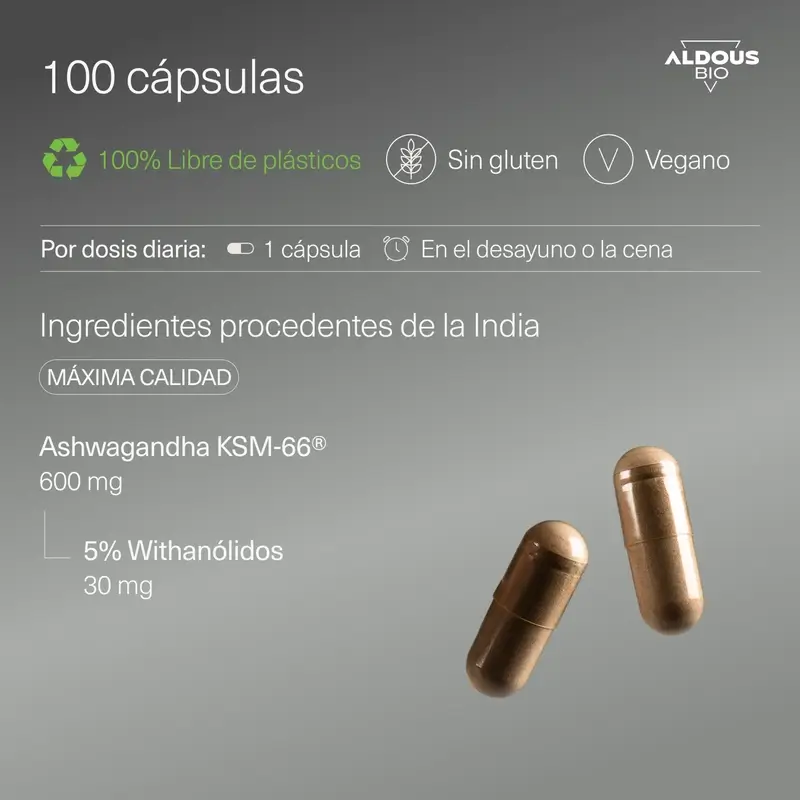 Aldous Ashwagandha Ksm-66 Bio, 600 mg