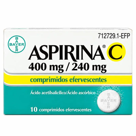 Aspirine C 10 Comprimés Effervescents