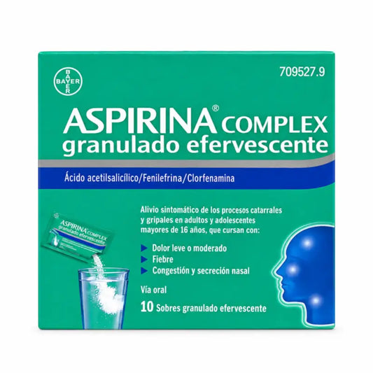 Complexe d'Aspirine Granules Effervescents, 10 Sachets