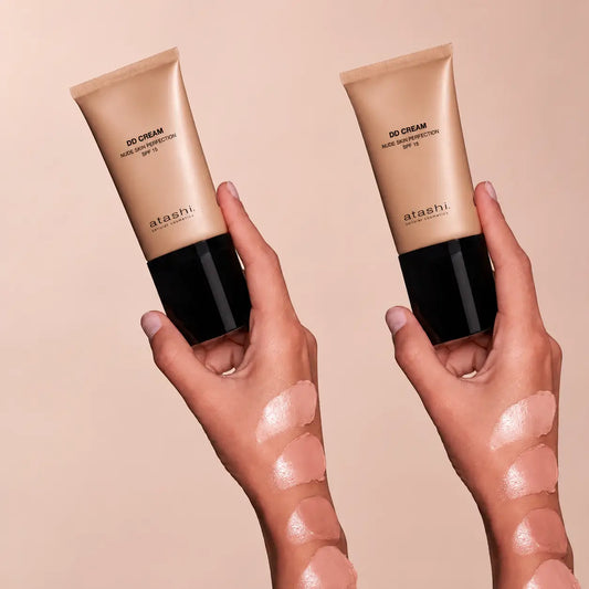 Atashi Dd Cream Moisturiser With Colour Spf 15 - Beige Shade, pack 2