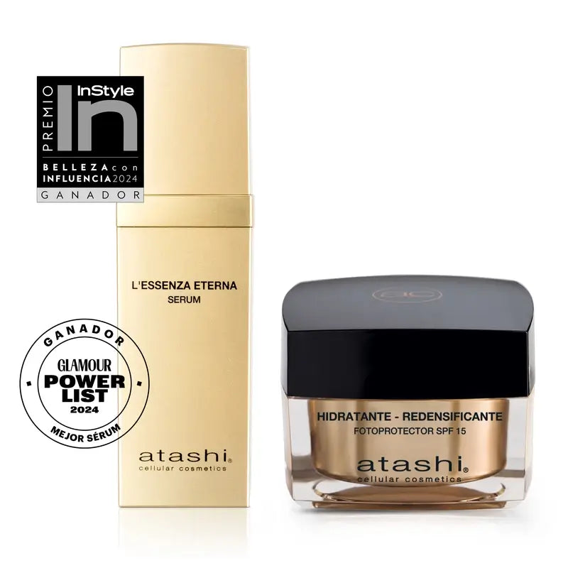 Trousse de toilette Atashi Ritual Eternal Youth Sérum anti-âge Crème hydratante redensifiante, 80 ml