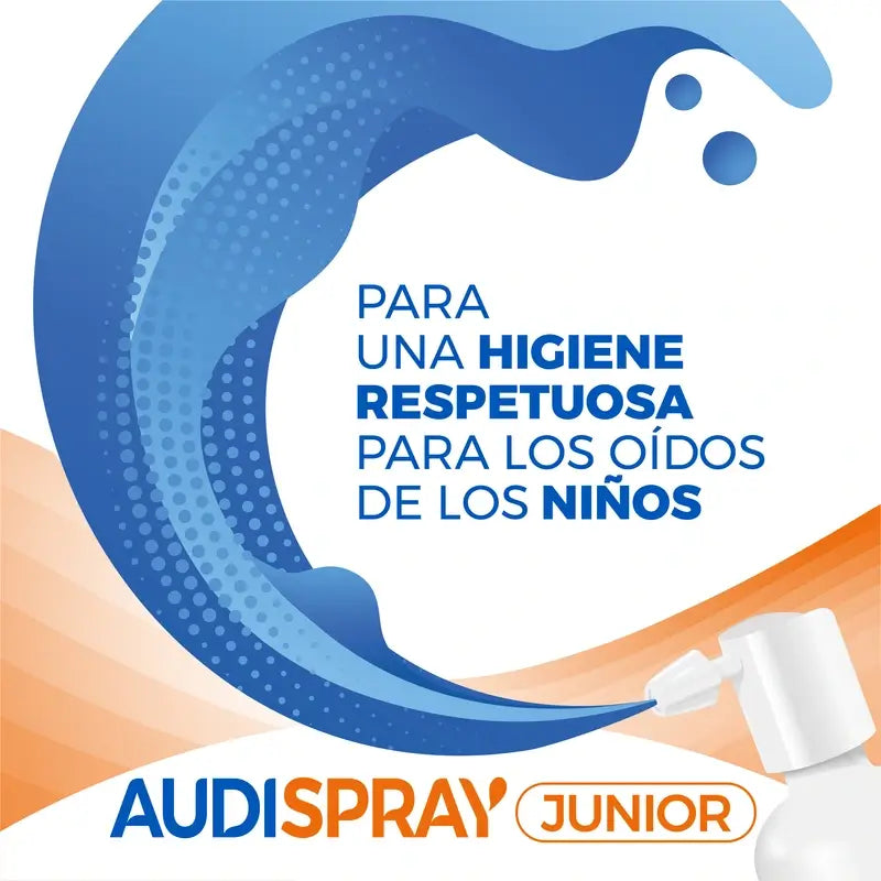 Solution de nettoyage des oreilles Audispray Junior 15 ml