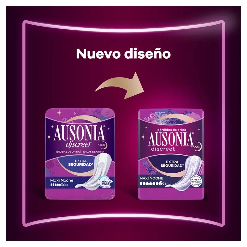 Ausonia Discreet Day & Night Ultra Urine Loss Pads, 12 unités