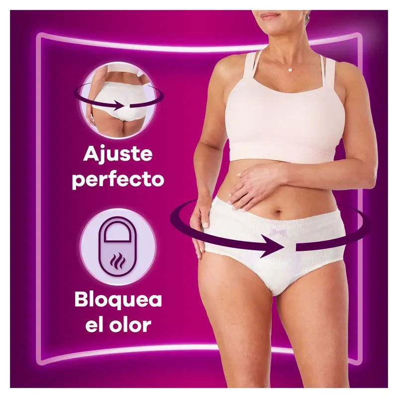 Ausonia Discreet Incontinence Briefs Plus Size G, 8 Briefs