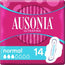 Ausonia Ultrafine Normal Pads With Wings , 14 units