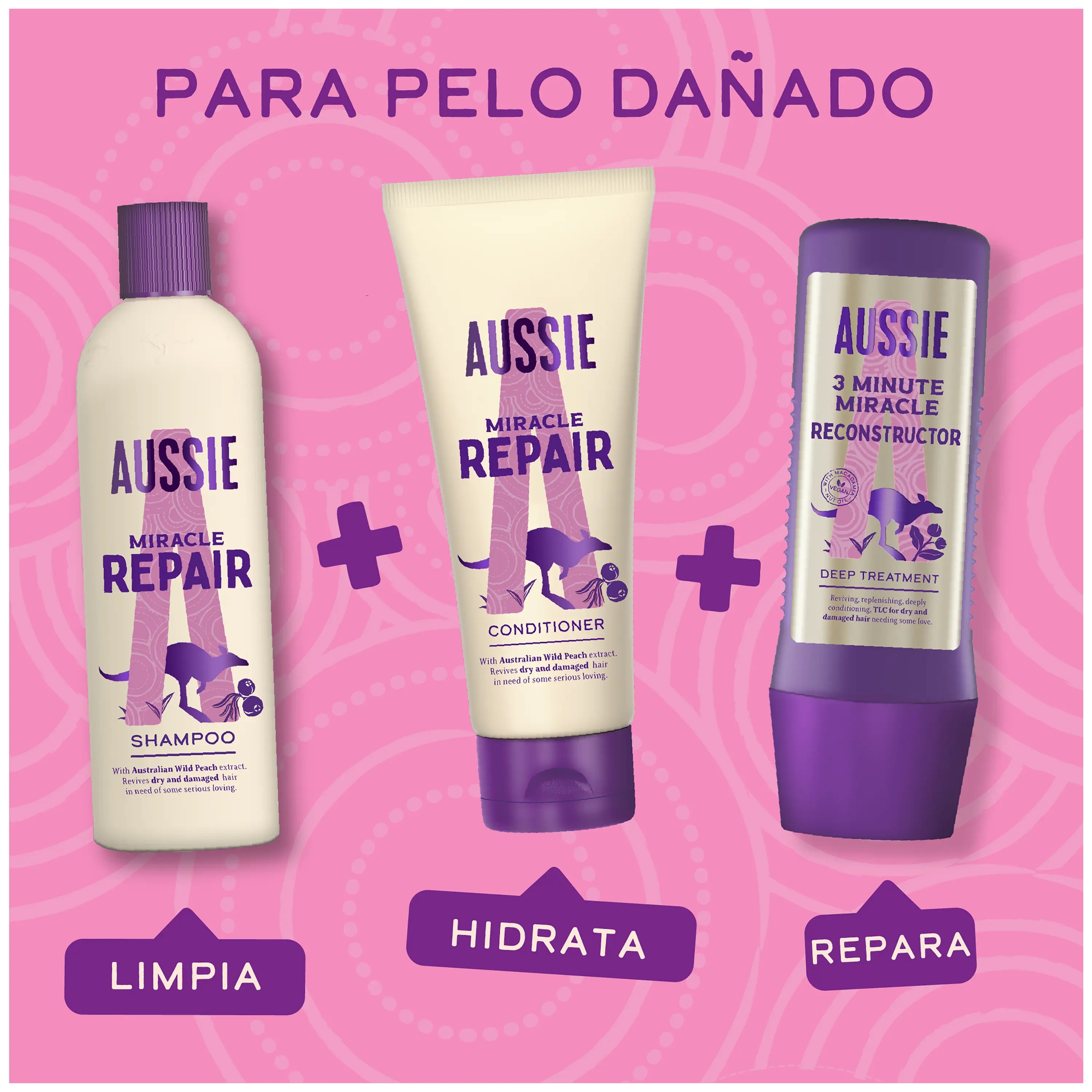 Shampooing Miracle Aussie Repair, 300 ml