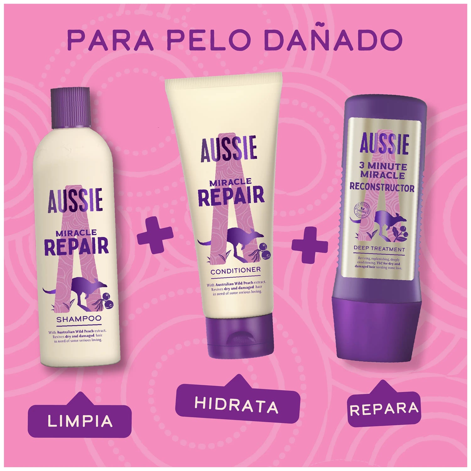 Shampooing Miracle Aussie Repair, 300 ml