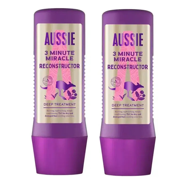 Aussie 3 Minutes Miracle Repair Sos Mask, Pack 2 x 225 ml