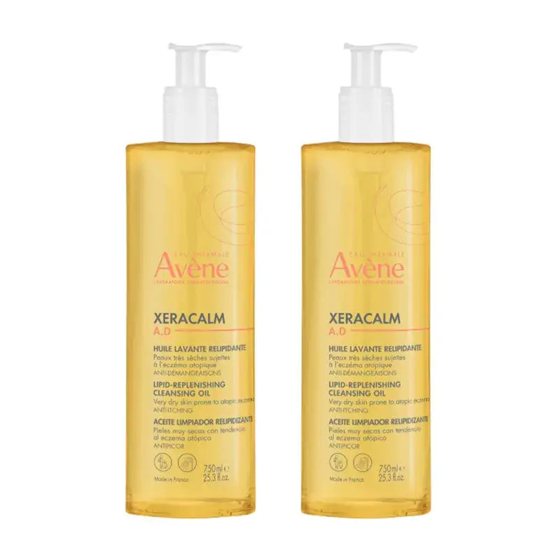 Avène Xeracalm Ad Cleansing Oil , Pack 2 x750 ml