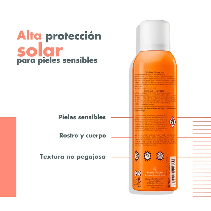 Avène Brume solaire haute protection SPF 30 150 ml