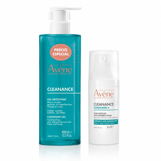 Avène Cleanance Gel Nettoyant + Comedomed 30 ml, lot de 2