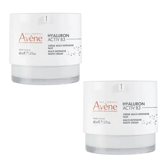 Avène Eau Thermale Hyaluron Activ B3 night cream, Pack 2 x 40 ml