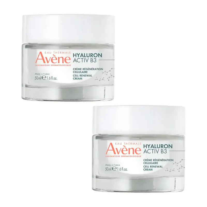 Avène Eau Thermale Hyaluron Activ B3 Cellular Regenerating Cream, Pack 2 x 50 ml