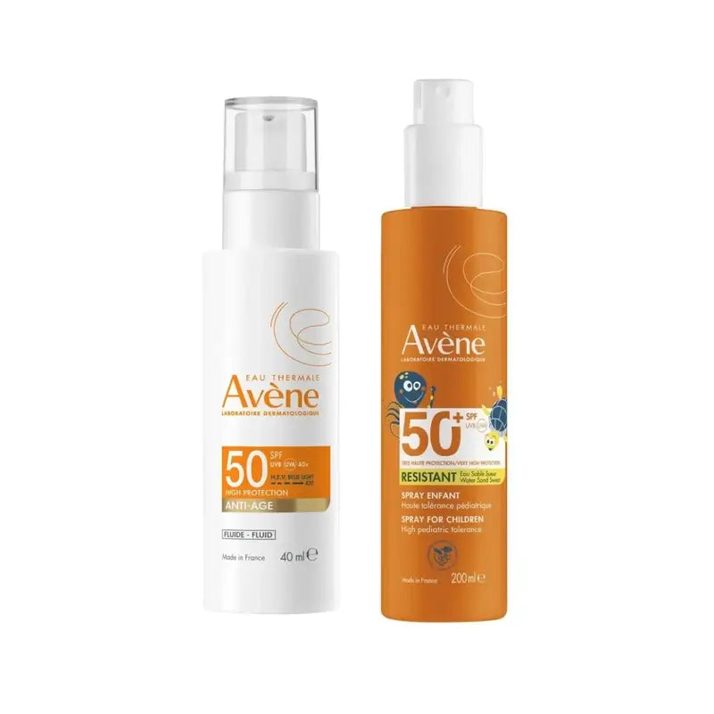 Avène Expert Anti-Ageing Spf50 40 Ml + Spray Family Spf50+ 400 Ml