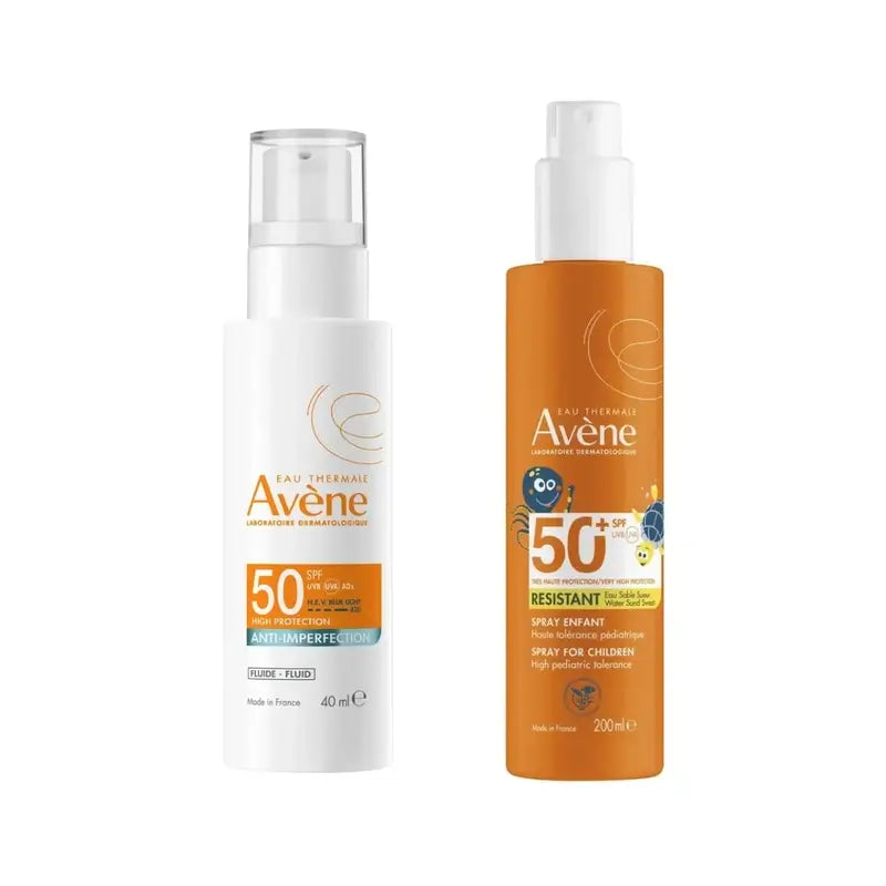 Avène Expert Anti-Imperfections Spf50 40 Ml + Spray Family Spf50+ 400 Ml