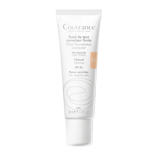 Avène Couvrance Natural Make-up Fluid SPF 20 Oil Free 30 ml
