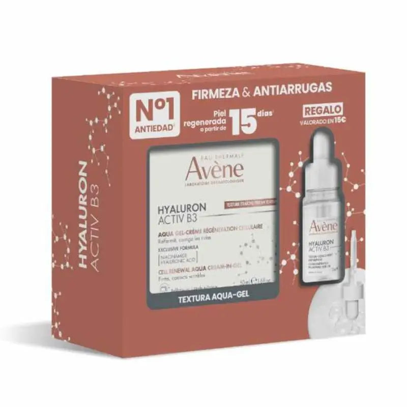 Avène Pack Hyaluron Activ B3 Aqua Gel-Cellular Regenerating Cream + Anti-Ageing Serum
