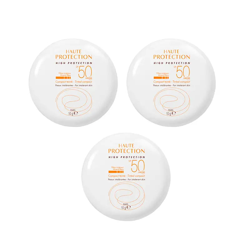 Avène Sunscreen Compact Sand Colour Spf 50+, 3 x 9.5 grams