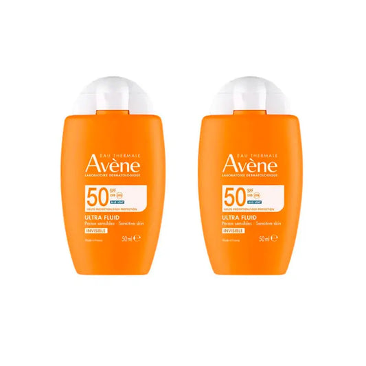Avène Ultra Invisible Fluid Spf50, 2X50 Ml