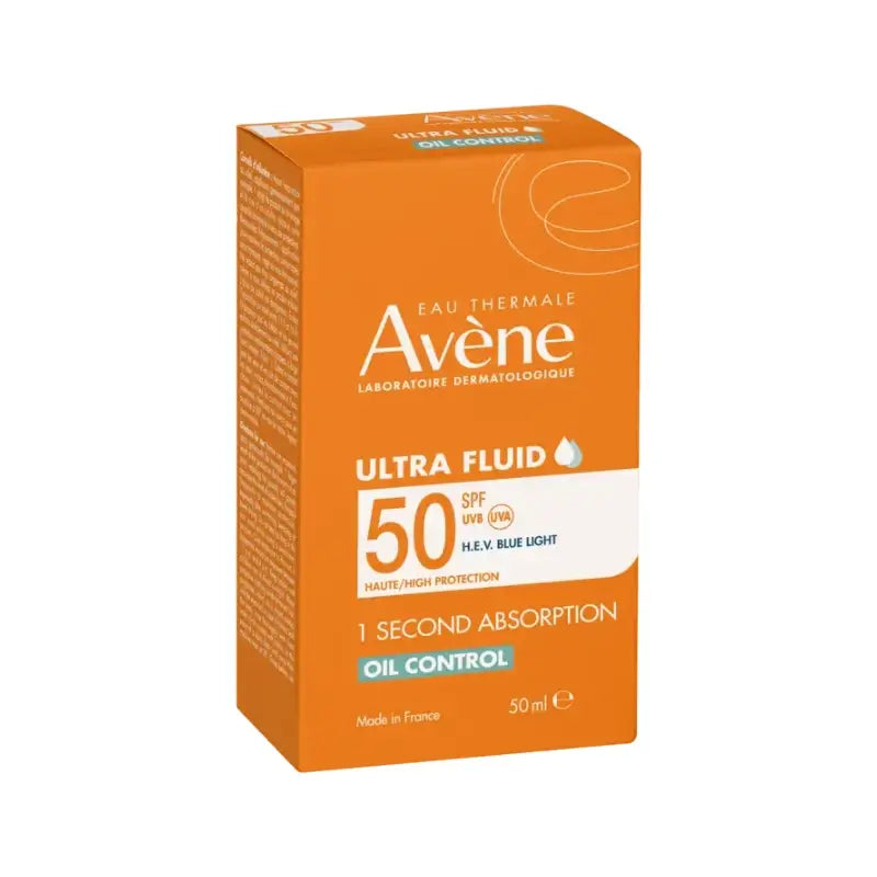 Avène Ultra Fluide Oil Control SPF 50+, peau grasse, 50 ml