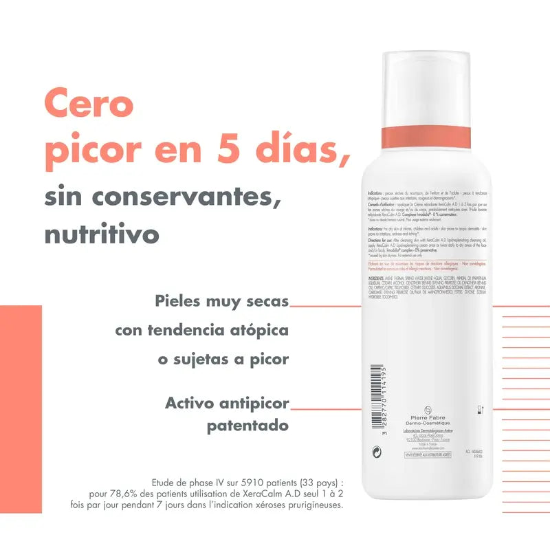 Avène Xeracalm Ad Baume Relipidant 400 ml
