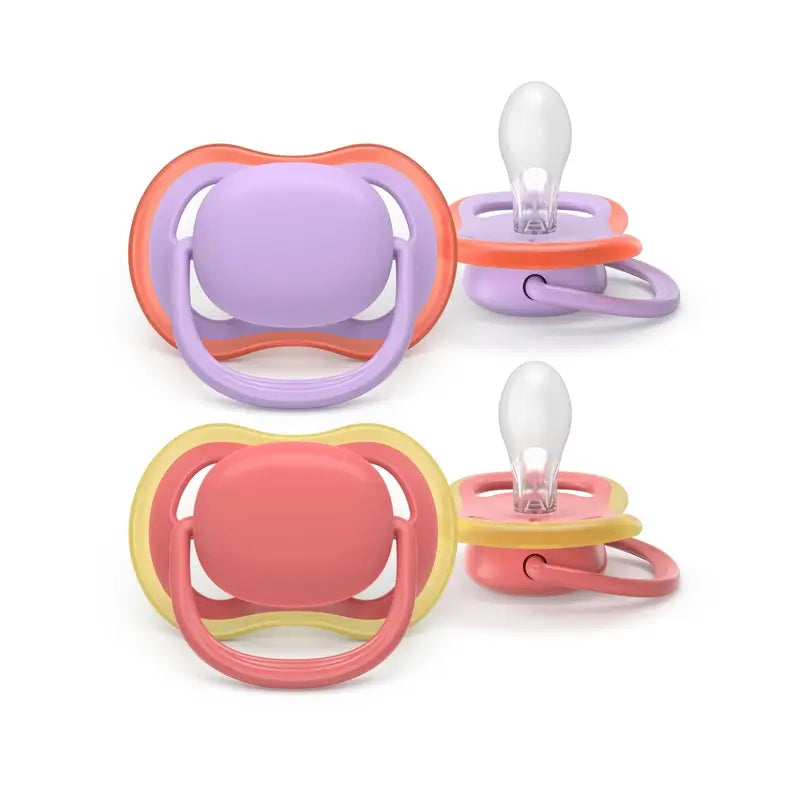 Avent 2 Ultra Air Pacifiers +18M Girl