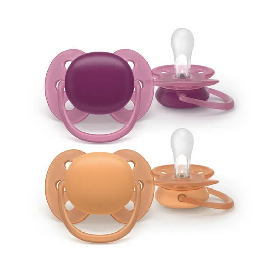 Avent 2 Sucettes ultra douces +18M
