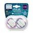 Avent Ultra Air Pacifiers 6-18 Months Girl - Nocturne , 2 pieces