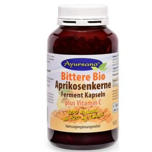 Ayursana Bittere Bio Aprikosenkerner Sem Apricot 500Cap