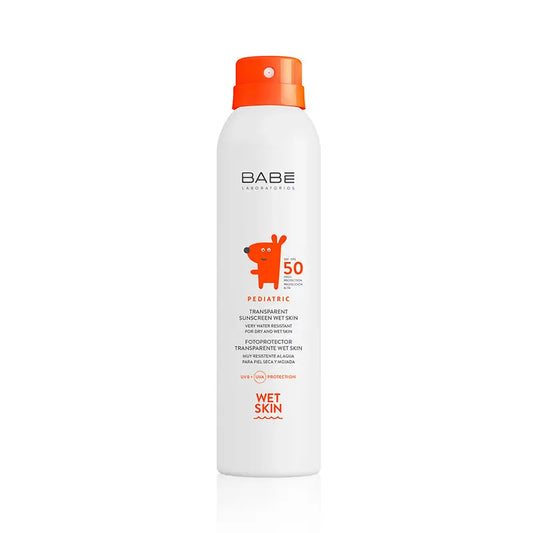 BABÉ Fotoprotector Pediatric Transparent Wet Skin SPF 50, 200 ml