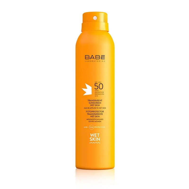 BABÉ Fotoprotector Transparent Wet Skin SPF 50, 200 ml