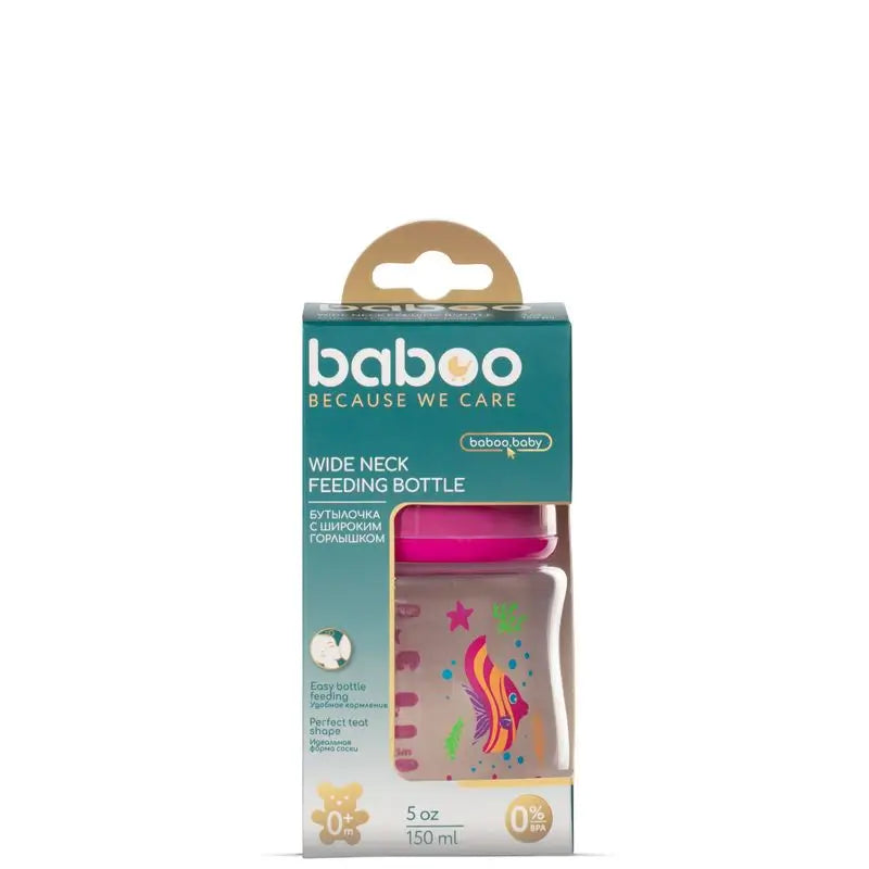 Biberon anti-colique Baboo 0+ mois rose