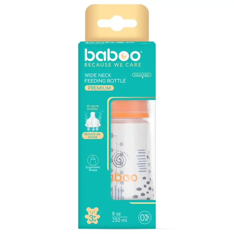 Biberon anti-colique Baboo 3+ mois Blue Haze, 250 ml